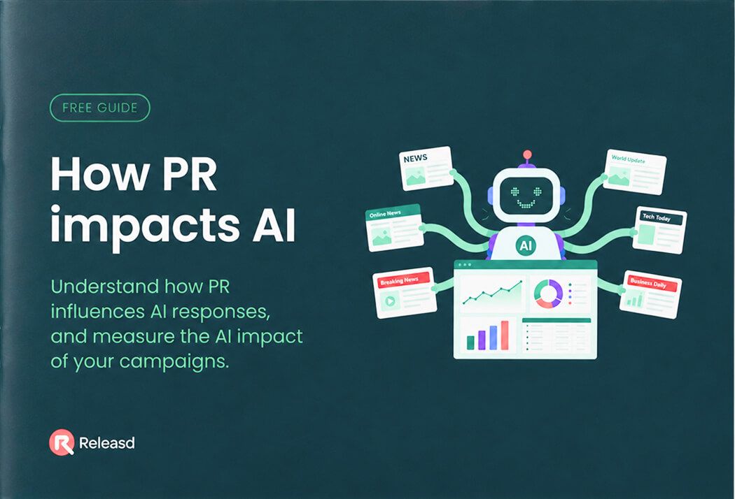 How PR impacts AI — free guide cover