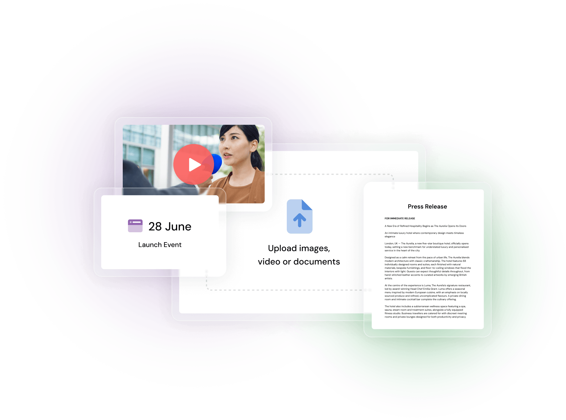 Adding campaign context, takeaways and media to reports