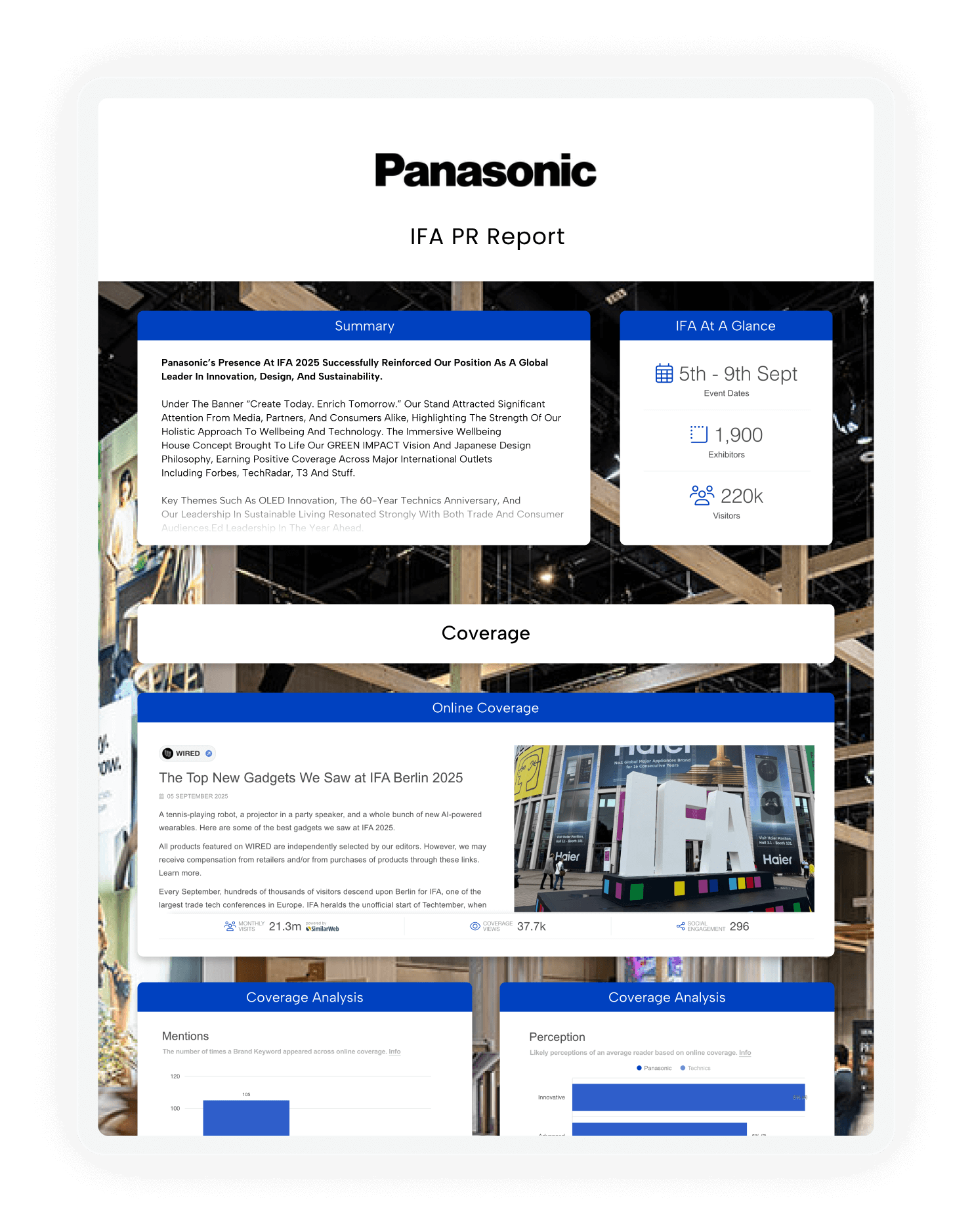 Panasonic IFA In-House Report